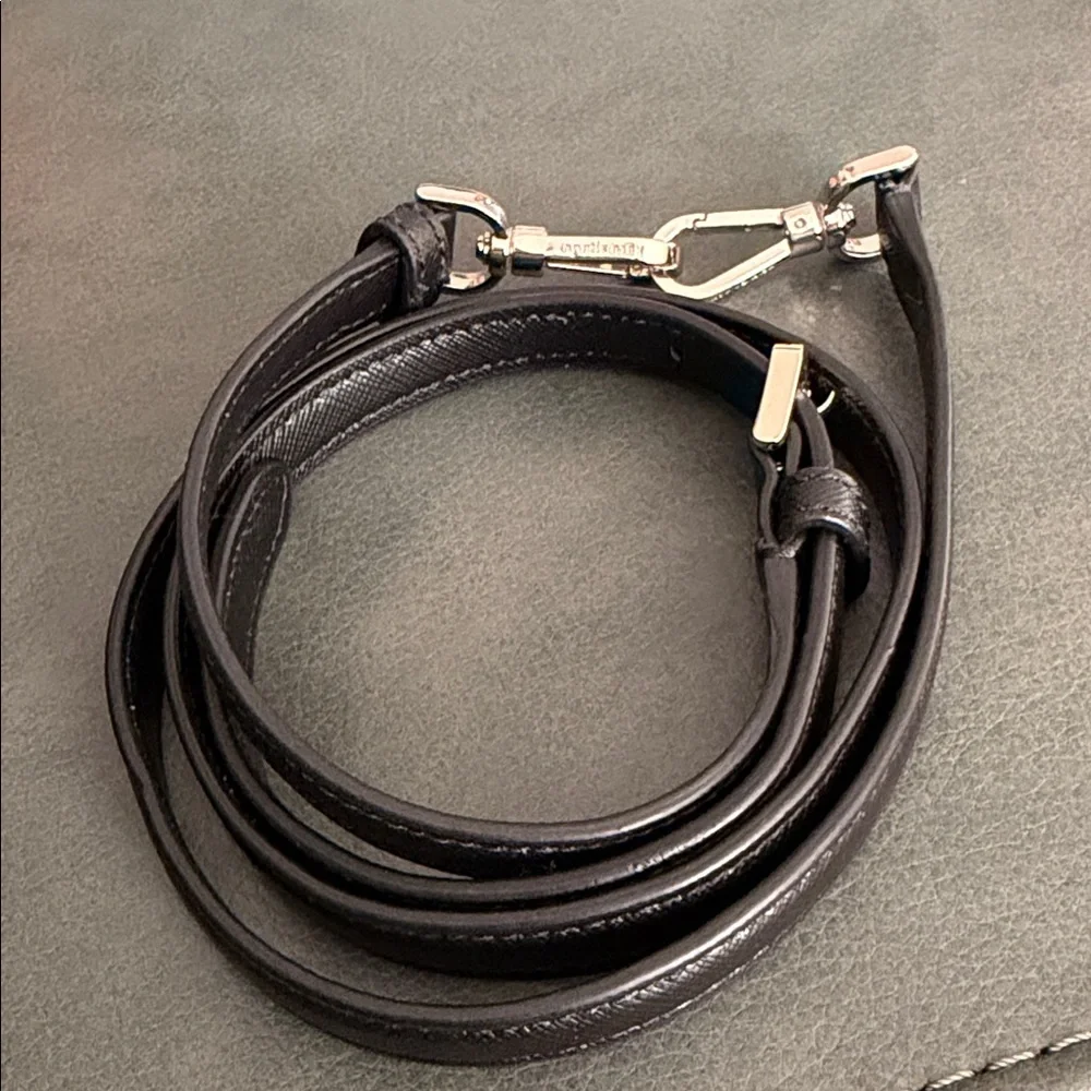 Kate Spade Gray and Black Briefcase